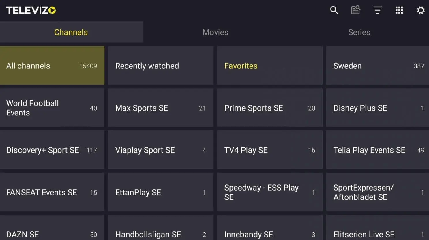 Televizo kurulum adım 3 ekranı