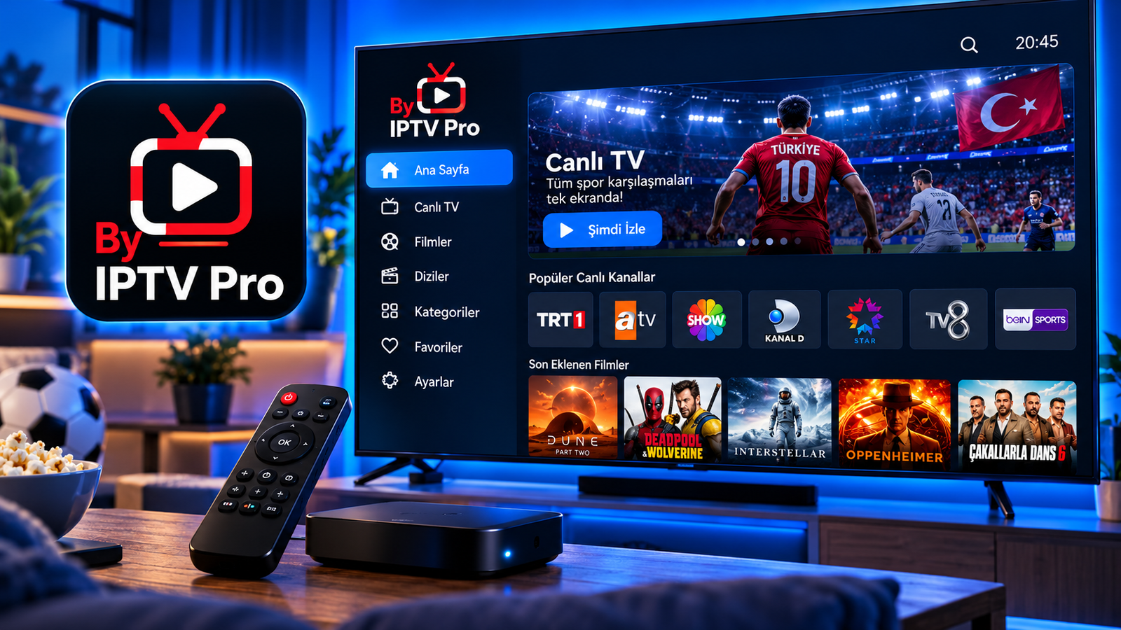 By IPTV Pro Fire Stick IPTV player ve cihaz ayarları