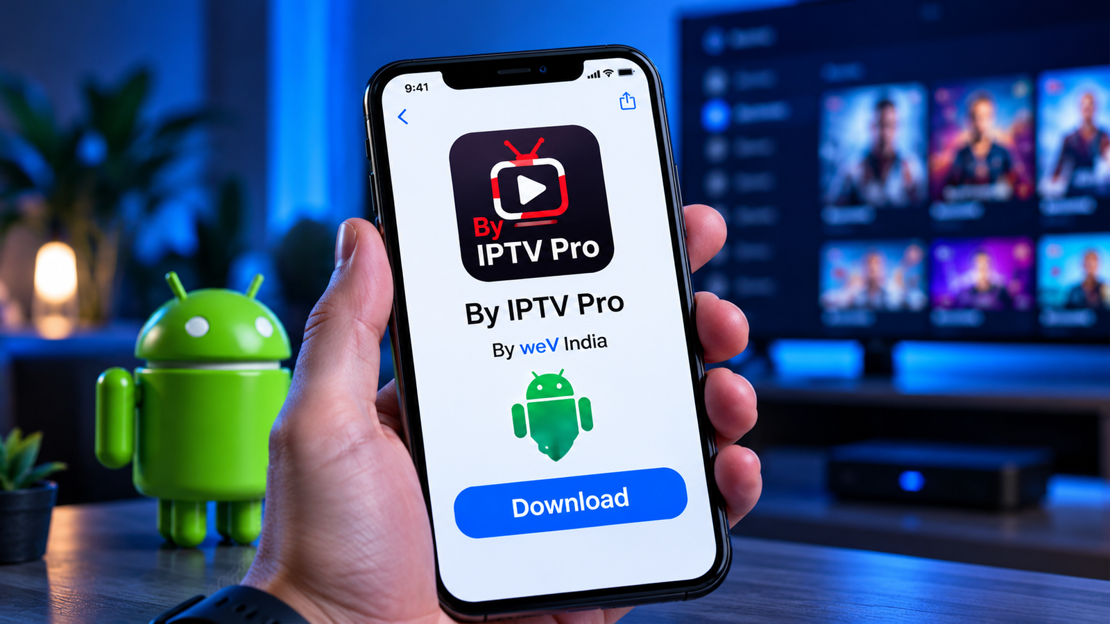 By IPTV Pro APK Android player kurulumu görseli
