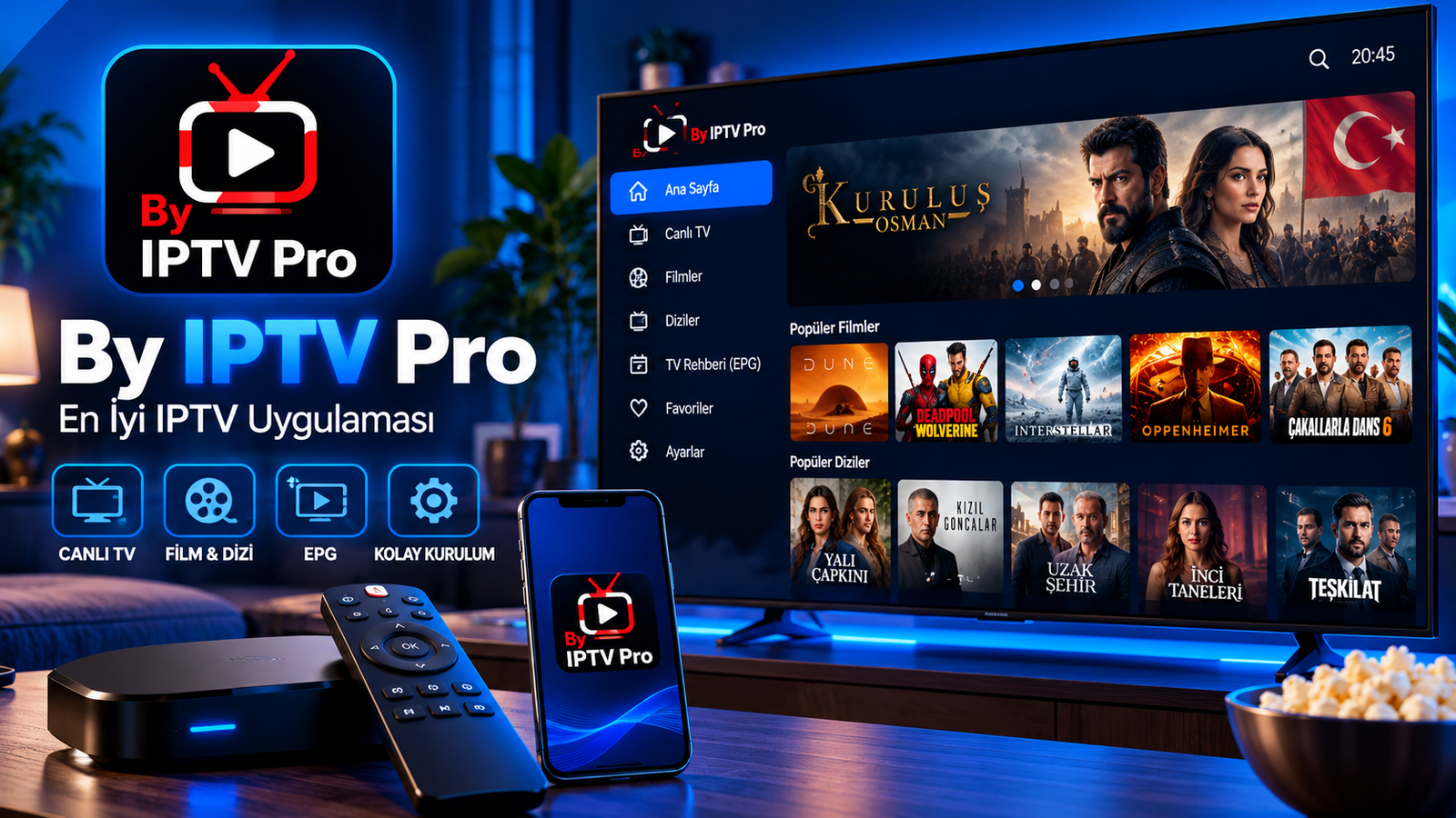 By IPTV Pro APK canlı maç izleme ve Android kullanım rehberi