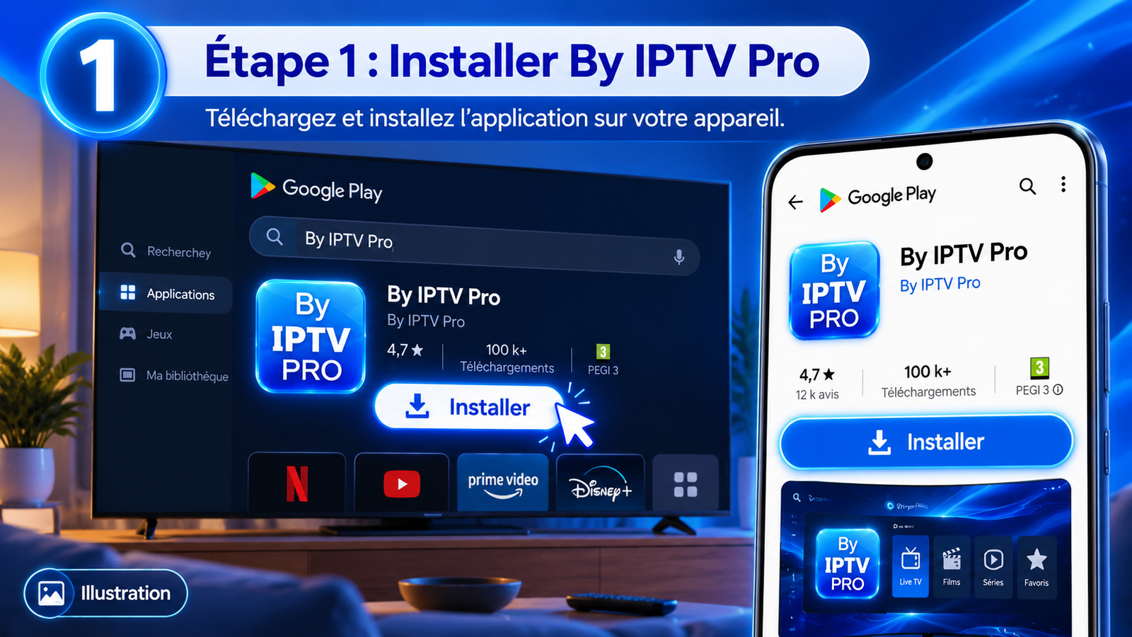 BY IPTV Pro 6.0.12 APK için temsili Android uygulama ekranı