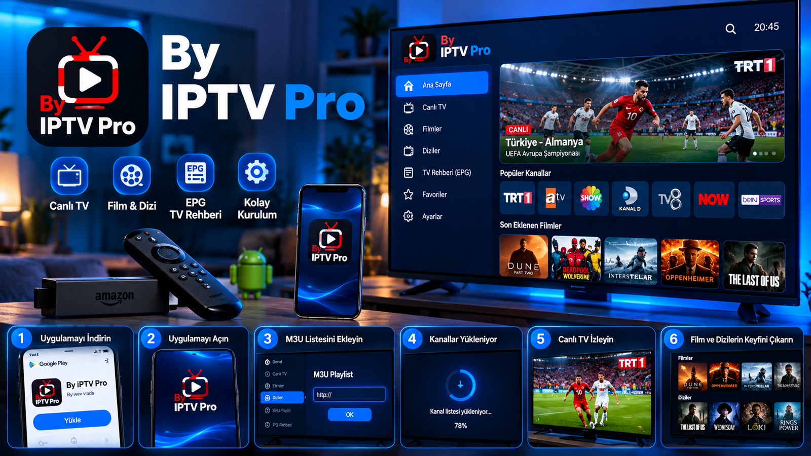 By IPTV Pro Fire Stick kurulumu ve APK güvenlik rehberi