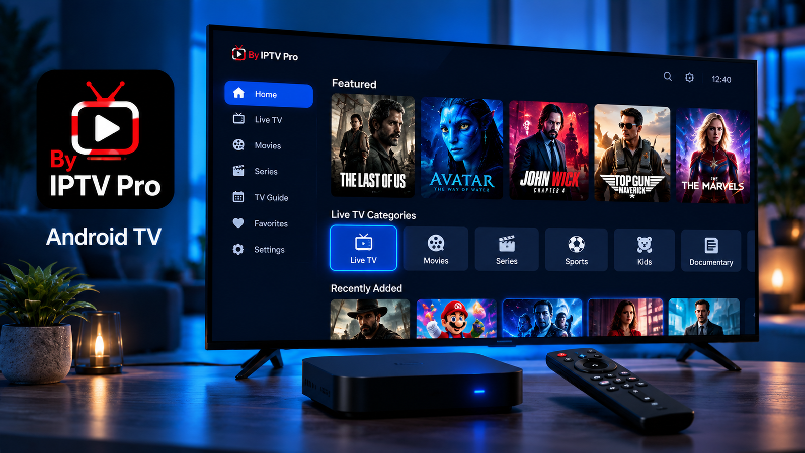 By IPTV Pro Android TV kurulum ve kullanım rehberi